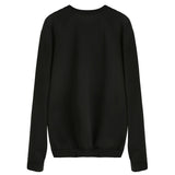 Black Alien Print Sweatshirt