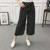 Wide Leg Pants Casual Loose High Elastic