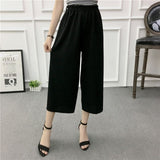 Wide Leg Pants Casual Loose High Elastic
