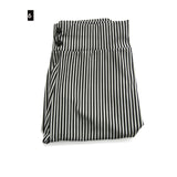 Striped Elastic High Waist Pants