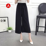 Wide Leg High Waist Casual Summer Thin Pants