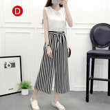 Wide Leg High Waist Casual Summer Thin Pants