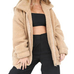 Fleece Fur Coat