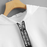 Black And White Hoodie