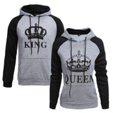 KING Queen Print Hoodies