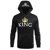 KING Queen Print Hoodies