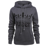 KING Queen Print Hoodies