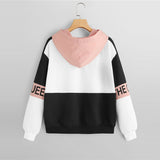Multicolor Elegant Color Hoodie