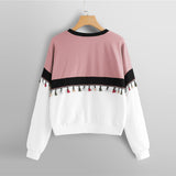 Multicolor Cut Sweatshirt