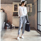 Elastic Waist Loose Pants