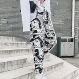 Cartoon Print Drawstring Pants
