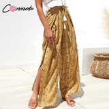 Casual High Waist Wide Leg Pants