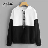 Black And White Hoodie