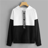 Black And White Hoodie
