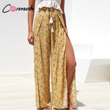 Casual High Waist Wide Leg Pants