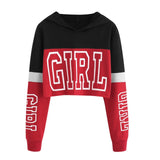 Girl Printing Long Sleeve Hoodie