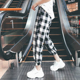 Black White Plaid Pants
