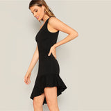 Black One Shoulder Dress