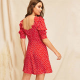 Red Polka Dot Dress