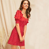 Red Polka Dot Dress