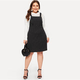 Black Striped Dress