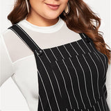 Black Striped Dress