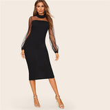 Black Midi Dress