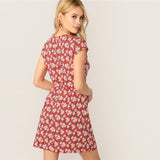 Floral Pattern Dress
