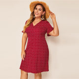 Heart Print Dress