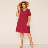 Heart Print Dress