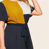 Waist Belted Dress