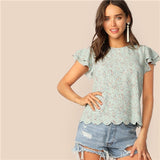 Butterfly Sleeve Blouse