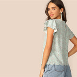 Butterfly Sleeve Blouse