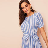 Blue Stripe Dress