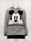 Mickey Mouse Print Hooded