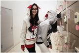 Mickey Mouse Print Hooded