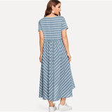 Striped Maxi Dress