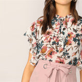 Floral Print Blouse