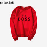 Yes BOSS Printing Sweatshirt