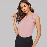 Guipure Lace Blouse