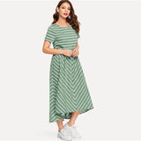 Striped Maxi Dress