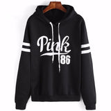 Pink 86 Printing Hoodies