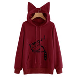 Cat Pattern Hoodie
