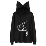Cat Pattern Hoodie