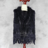 Knitted Rabbit Fur Vest
