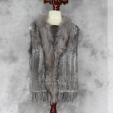 Knitted Rabbit Fur Vest