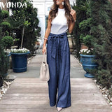 Denim Wide Leg Pants Jeans