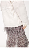 Detachable Fur Collar Drawstring Down Jacket