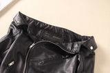 Faux Leather Motorcycle Jacket