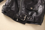 Faux Leather Motorcycle Jacket